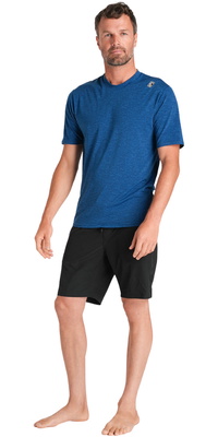 2026 C-Skins Hombres Nuwave Camiseta De Surf De Manga Corta Con Protección UV C-NLYSURFM - Deep Blue