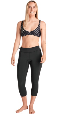 2026 C-Skins Mujer Nuwave Solace Lite 1.5mm Mallas 3/4 C-NSOL15LE34 - Black / Black / Blanco