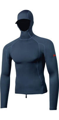 2026 Florence Marine X Hombres Camiseta De Lycra Con Capucha Y Manga Larga FMSS00030 - Dark Navy