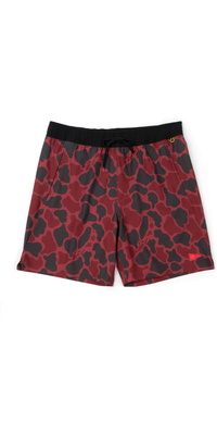 2026 Florence Marine X Standard Issue Elastic Short FMBS00041 - Maroon Camo