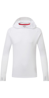2026 Gill Junior Sudadera Con Capucha UV Tec UV016J - White