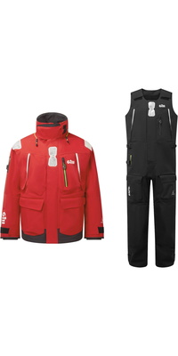 2026 Gill OS1 Ocean Traje De Vela OS14JOS14T - Rojo / Black