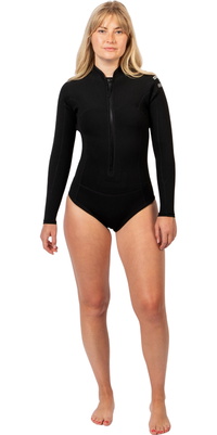 2026 Gul Mujer Yulex Luna7 2mm Front Zip Traje De Primavera Neopreno LA4304-BKBK - Black
