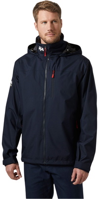2026 Helly Hansen Hombres Crew Chaqueta De Vela Con Capucha 2.0 34443 - Navy