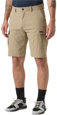 2026 Helly Hansen Mens Quickdry 11 Cargo Shorts 34537 - Pebble