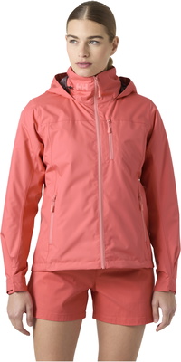 2026 Helly Hansen Womens Crew Hooded Midlayer Jacket 2.0 34447 - Sunset Pink
