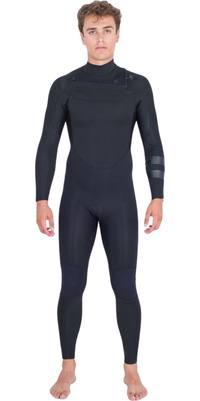 2026 Hurley Hombres Air 4/3mm Chest Zip Neopreno MFS0013413 - Black