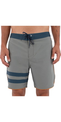 2026 Hurley Hombres Phantom Eco Block Party Solid 18 Boardshorts HSP26MMBS07158 - Great White
