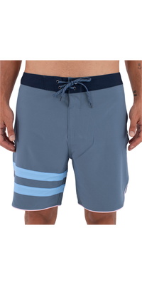 2026 Hurley Hombres Phantom Eco Block Party Solid 18 Boardshorts HSP26MMBS07158 - Grey Teal