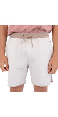 2026 Hurley Hombres Phantom Naturals Scallop Volley 17 Shorts HSP26MMWS07844 - Bone