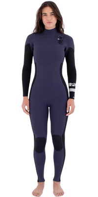 2026 Hurley Mujer Plus 4/3mm Chest Zip Neopreno WFS0012403 - Vintage Iris