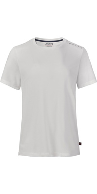 2026 Musto Womens Evo Crew Sunblock Short Sleeve Tee 82444 - Platinum