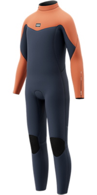 2026 Mystic NiÃ±os Star 3/2mm Back Zip Neopreno 35000.260051 - Navy / Orange