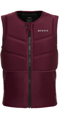 2026 Mystic Hombres Star Front Zip Chaleco Impact 35005.230231 - Oxblood Red