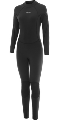 2026 Nyord Mujer Solu Yulex 3/2mm Back Zip Fl Neopreno SOLW32FLBZ001 - Black