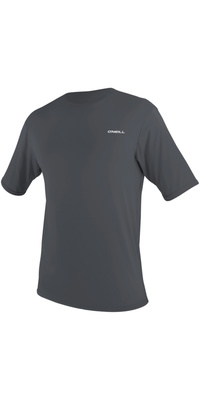 2026 ONeill Hombres Basic Skins Camiseta De Manga Corta Para El Sol 5715 - Graphite