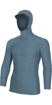 2026 ONeill Hombres Hyperfreak Skins Camiseta De Lycra Con Capucha Y Manga Larga 5689 - Blue Fusion / Blue Fusion