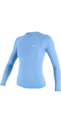 2026 ONeill Mujer Basic Skins Camiseta De Lycra De Manga Larga 5718 - Azurine