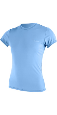2026 ONeill Mujer Basic Skins Camiseta De Manga Corta Para El Sol 5716 - Azurine