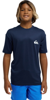 2026 Quiksilver Junior Everyday Camiseta De Surf De Manga Corta Con Chaleco De Licra EQBWR03258 - Dark Navy