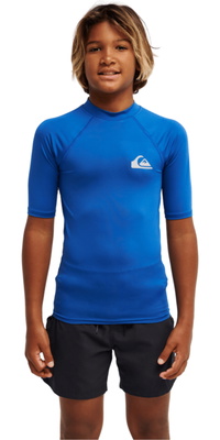 2026 Quiksilver Junior Everyday Camiseta De Manga Corta De Licra UPF50 AQBWR03064 - Monaco Blue