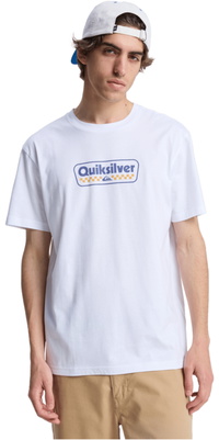 Camiseta De Manga Corta Con La Parrilla De Salida Del EV 2026 Quiksilver Hombres EQYZT08288 - White