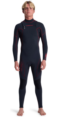 2026 Quiksilver Hombres Mercury 3/2mm Chest Zip Neopreno 25AW213505 - Salsa