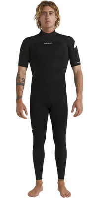2026 Quiksilver Mens Prologue 2/2mm Short Sleeve Back Zip Wetsuit EQYW303026 - Black