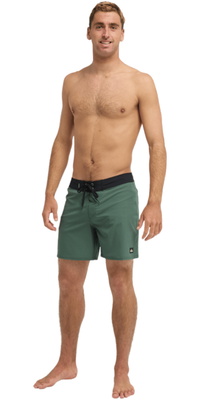 2026 Quiksilver Hombres Surfsilk Kaimana 16 Boardshorts EQYBS04891 - Forest