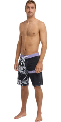 2026 Quiksilver Hombres Surfsilk Straight 20 Boardshorts EQYBS04928 - Black Block Momentum