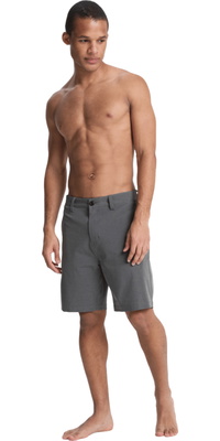 2026 Quiksilver Hombres Pantalones Cortos Union Heather Amph 19 EQYHY03877 - Black Heather