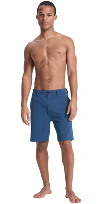 2026 Quiksilver Hombres Pantalones Cortos Union Heather Amph 19 EQYHY03877 - Dark Denim Heather