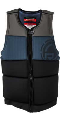 2026 Radar Hombres Chaleco De Protección JP Drifter R26V-IMP-JP.1 - Black / Azul Marino / Plomo
