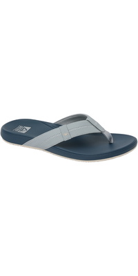 2026 Reef Mens Cushion Phantom 2.0 Flip Flops CJ9053 - Grey / Navy