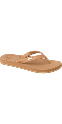 2026 Reef Mujer Chanclas Baja Sands CJ9083 - Almond