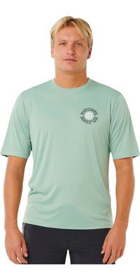 2026 Rip Curl Hombres Pacific Rinse Surflite Chaleco De Lycra De Manga Corta Con Protección Solar 16ZMRV - Aloe