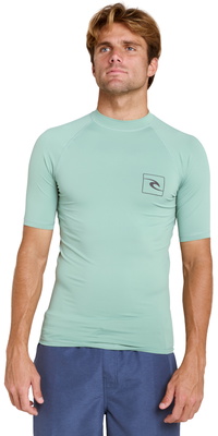 2026 Rip Curl Hombres Camiseta Sin Mangas De Licra Streamline UPF 172MRV - Aloe