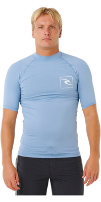 2026 Rip Curl Hombres Camiseta Sin Mangas De Licra Streamline UPF 172MRV - Faded Denim
