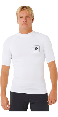 2026 Rip Curl Hombres Camiseta Sin Mangas De Licra Streamline UPF 172MRV - White