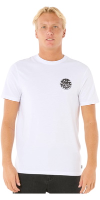 2026 Rip Curl Mens Wettie Icon Tee 10VMTE - Optical White