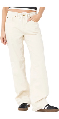 2026 Rip Curl Mujer Vaqueros Aggie Relajados 04MWPA - Bone