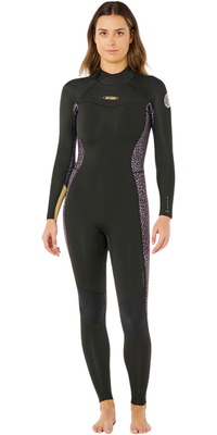 2026 Rip Curl Mujer Dawn Patrol 4/3mm Back Zip Neopreno 163WFS - Natural