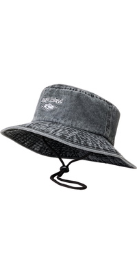 2026 Rip Curl Mujer Sombrero De Surf UPF Premium 04OWHE - Lavado Black / Black