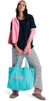 2026 Roxy Womens Go For It Tote Bag ERJBT03427 - Katydid