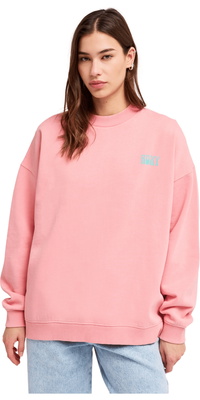 2026 Roxy Mujer Gama Oversized Crew Mástil Fleece ERJFT05069 - Plumeria