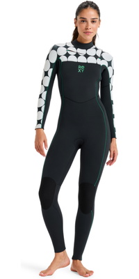 2026 Roxy Mujer Rise Natural 3/2mm Chest Zip Neopreno 26BW213506 - Salt Crystal
