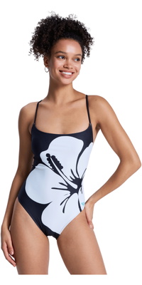 2026 Roxy Mujer Traje De Baño De Una Pieza Summer Surf ERJX103811 - Anthracite