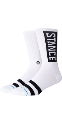 2026 Stance Unisex OG Crew Sock M556D17OGG - White