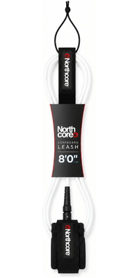 2026 Northcore 8FT Tabla De Surf Con Correa NOCO56A - White