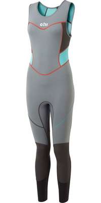 2024 Gill Mujer Zenlite 2mm Flatlock Skiff Neopreno 5002W - Steel Grey